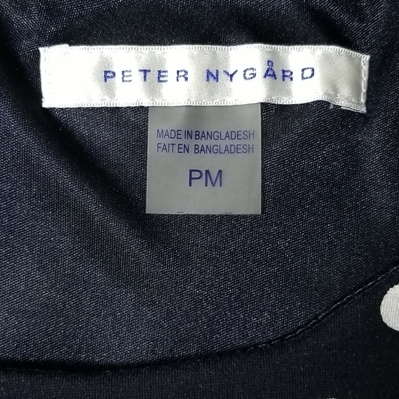 Peter Nygard Poka Dot Top - Picture 4 of 5